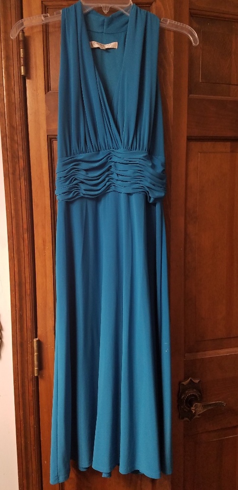 Evan Picone Teal Dress